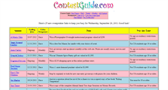 Desktop Screenshot of contestguide.com